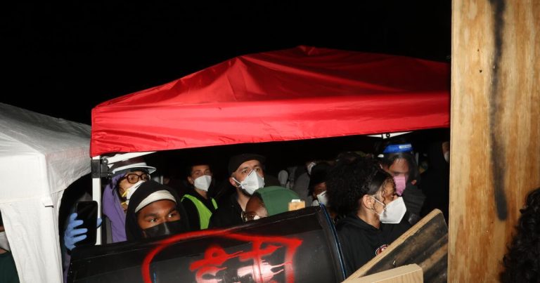 Police arrest man accused of attacking UCLA protesters