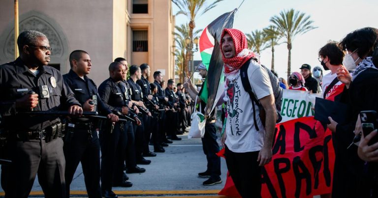 Pomona College moved graduation to Shrine, and protesters followed
