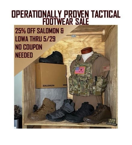 OP Tactical Salomon & Lowa Sale