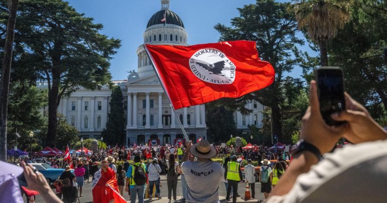 Wonderful sues to halt law that made it easier to unionize farmworkers