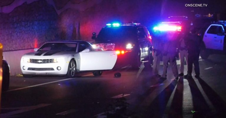 Suspect at large after killing man on 10 Freeway in Covina, CHP says