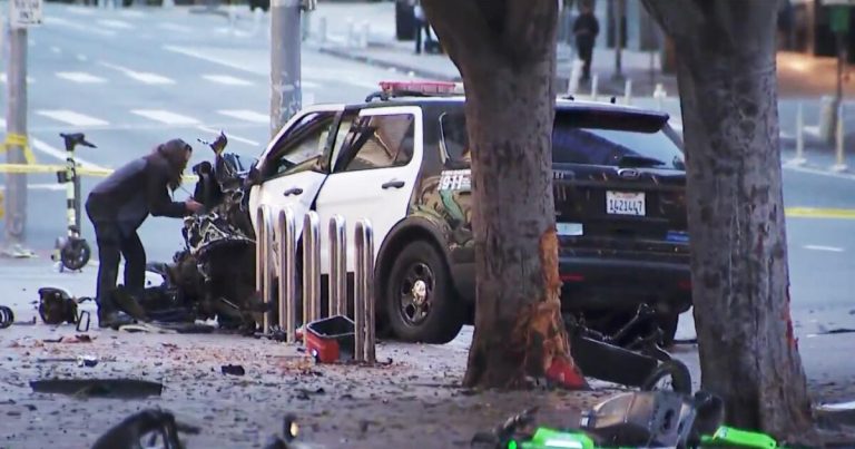 LAPD officer injured after being ejected from stolen patrol car