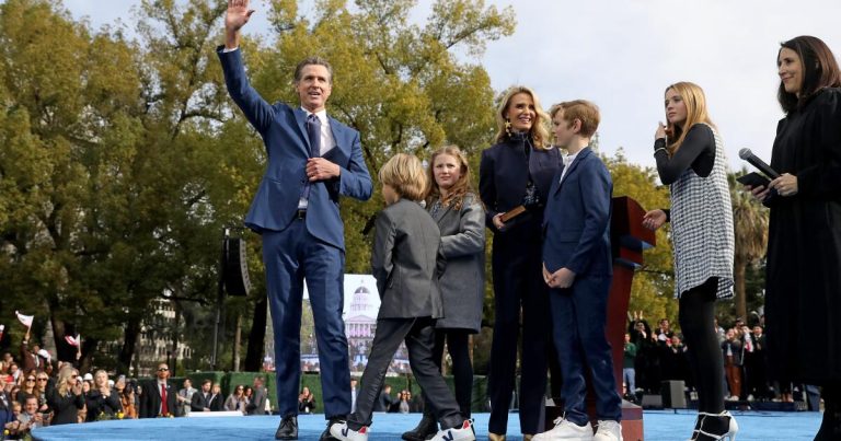 California Gov. Newsom is moving his family back to Marin County