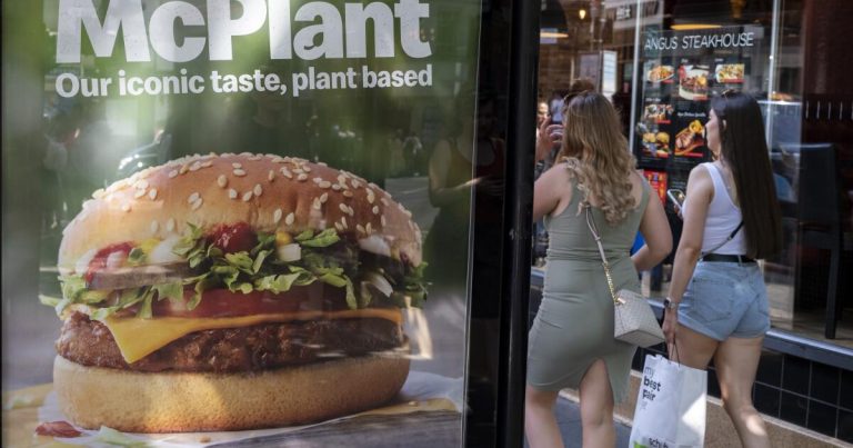McDonald’s plant-based burger fizzles out in San Francisco