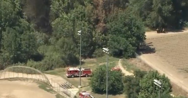L.A. firefighter hurt in explosion during blaze near homeless camp