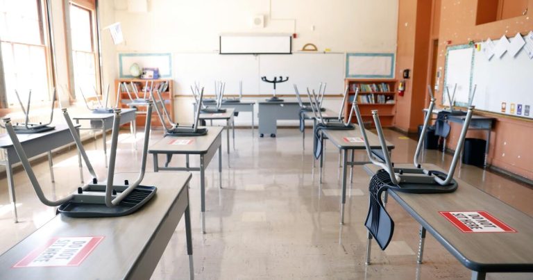 Saying a very eager farewell to an L.A. middle school
