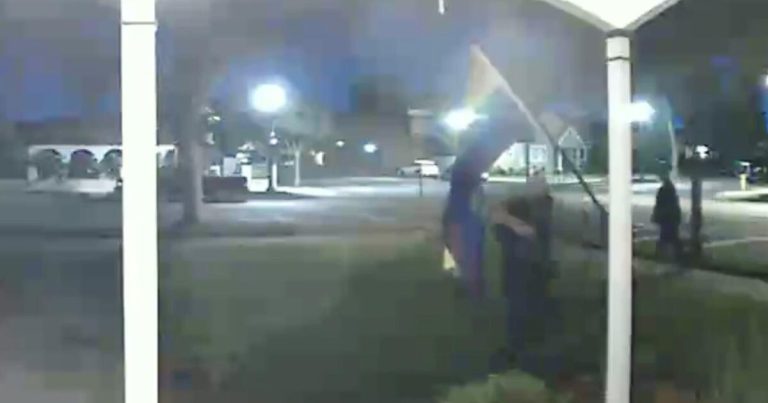 A couple’s Pride flag was vandalized in Anaheim.
