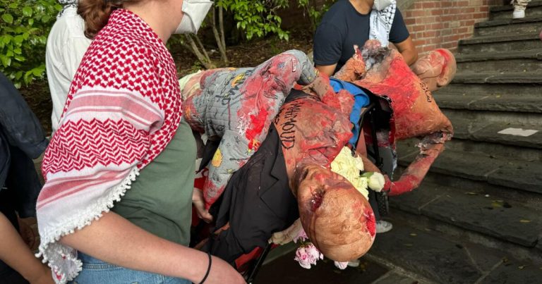 Pro-Palestinian protesters form roving camp at UCLA