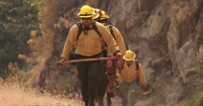 How firefighters are contending with extreme heat in California