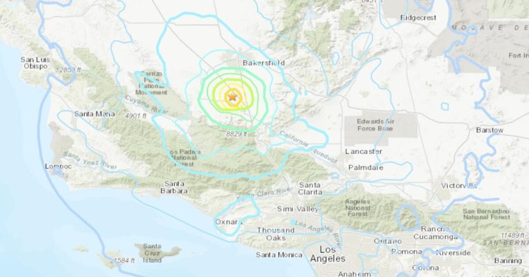 California earthquake: Magnitude 5.2 quake hits near Bakersfield