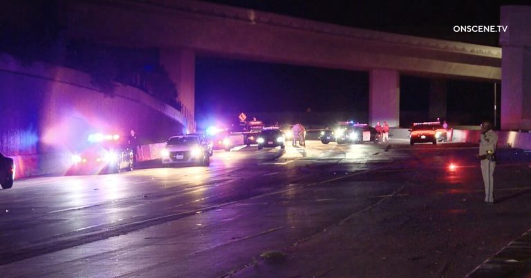 CHP officer struck by vehicle on the 5 Freeway in Sylmar