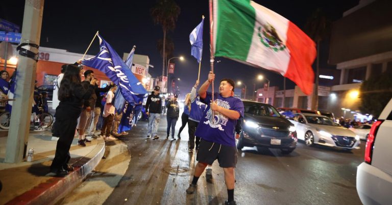Dodgers win World Series! L.A. takes to the streets with fireworks, joy