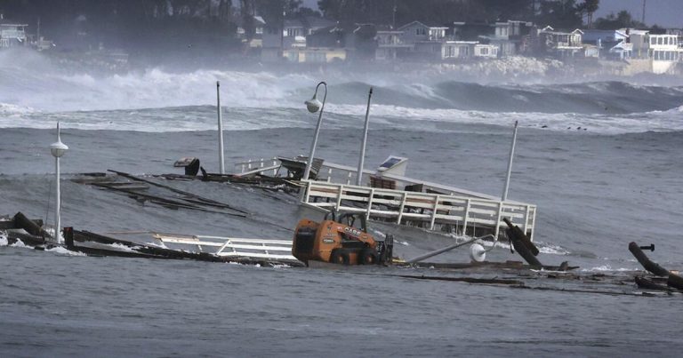 Santa Cruz’s 100-year-old wharf keeps getting thrashed