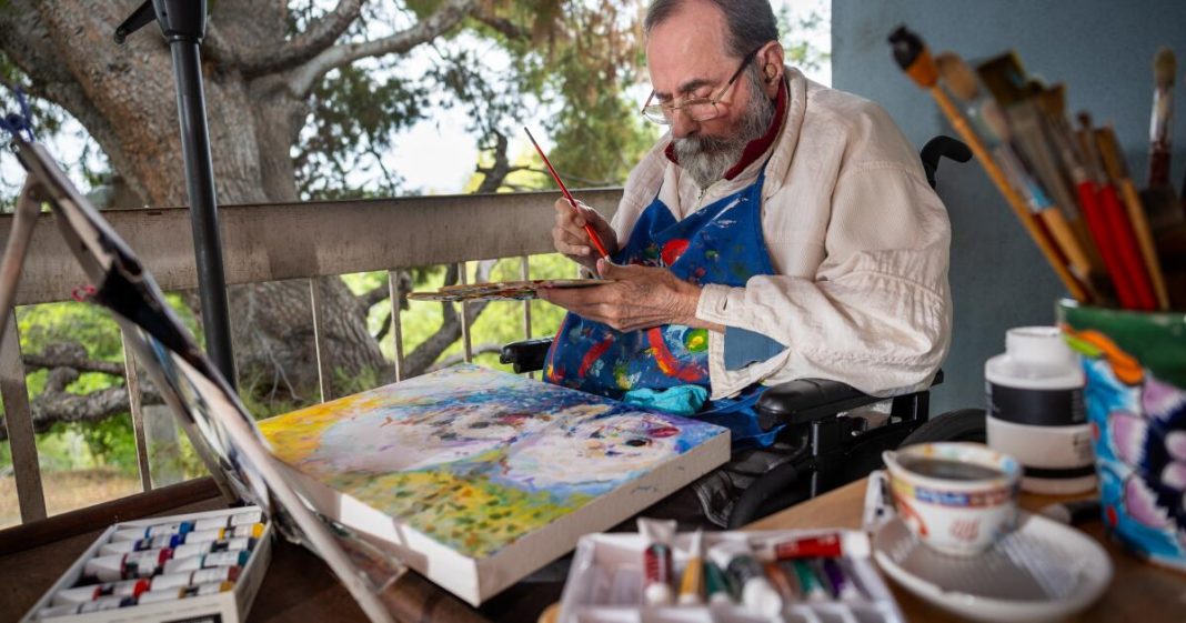 Chicano pioneer Beto de la Rocha found art in a ‘storm of scribble’