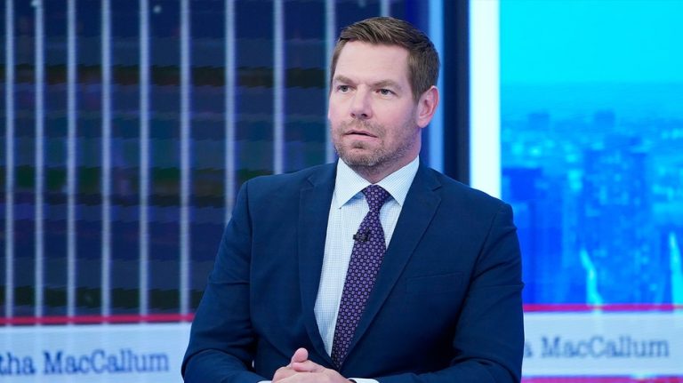 California governor hopeful Eric Swalwell embraces role as Trump's loudest